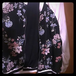 Unique zip up bomber